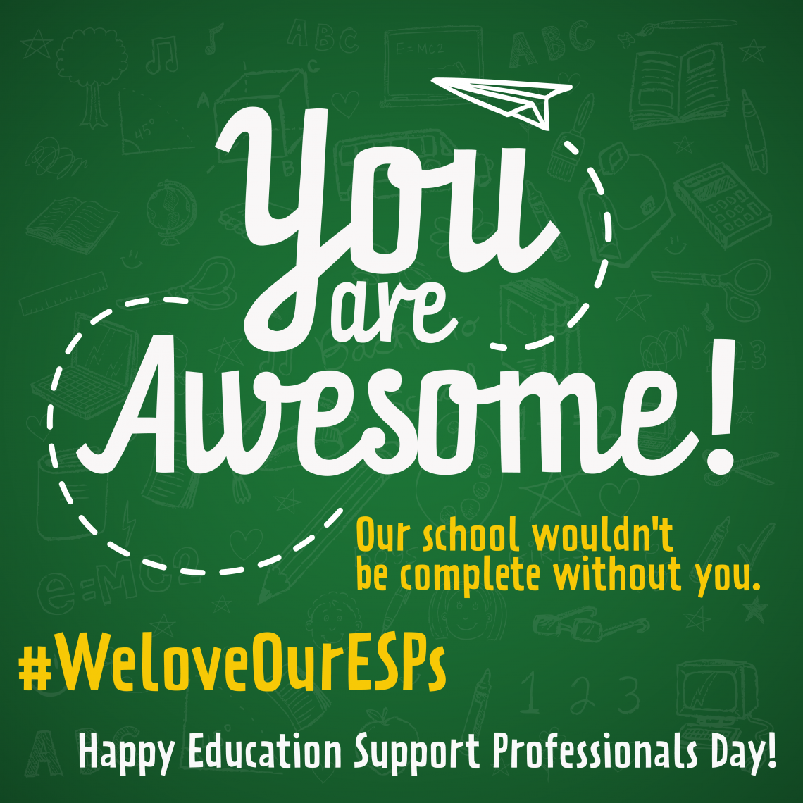 American Education Week — Today is Education Support Professionals Day